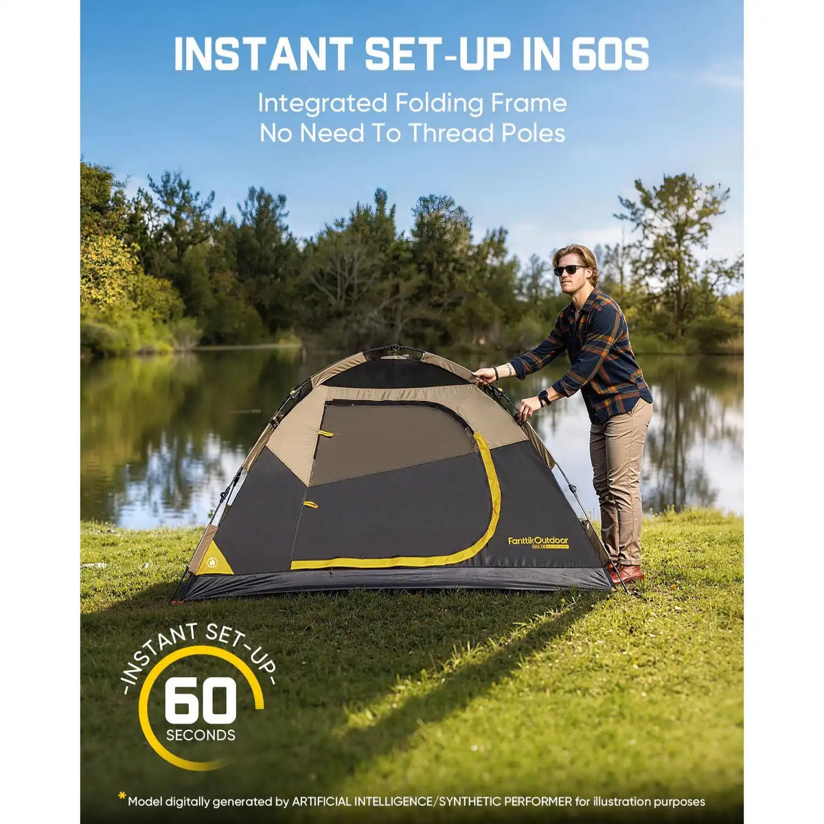FanttikOutdoor Zeta C2/C3/C4 Dome Tent
